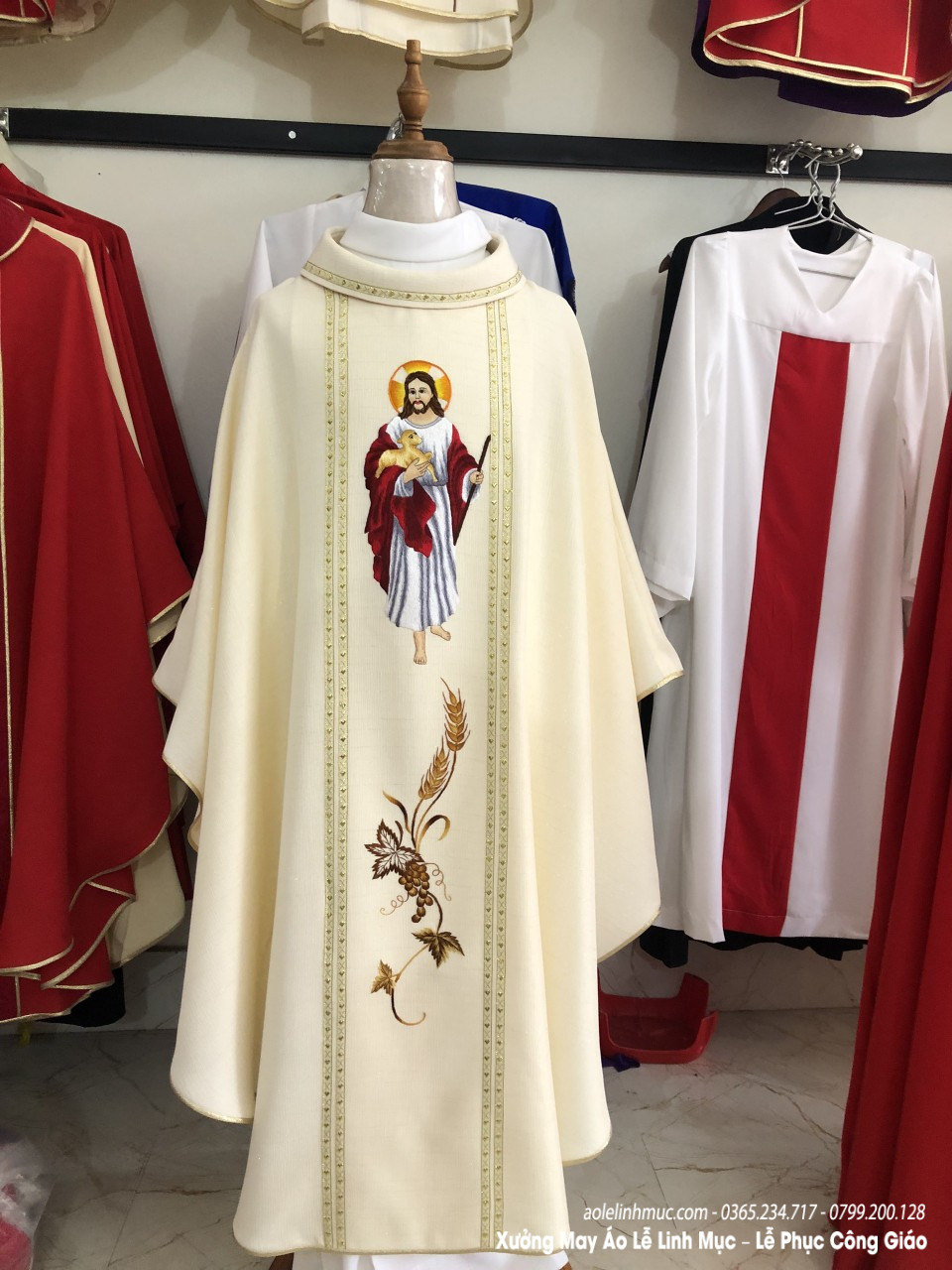 Áo Lễ Linh Mục - Lễ Phục Công Giáo - Quà Tặng Công Giáo